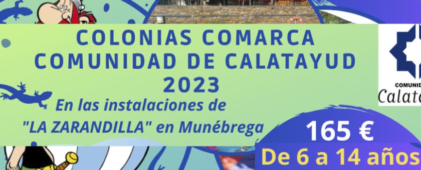 Colonias Comarca Comunidad de Calatayud 2023
